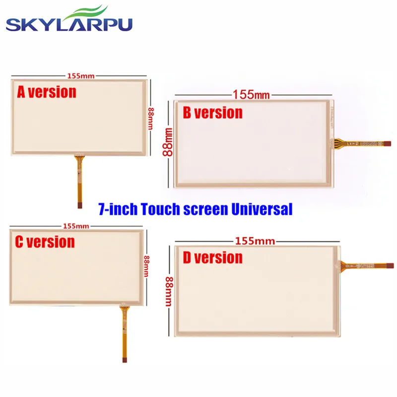 

New 6.2" inch 155mm*88mm 4 wire Touch Screen For HSD062IDW1-A00 Car Resistance Handwritten Touch Panel Screen Glass Digitizer