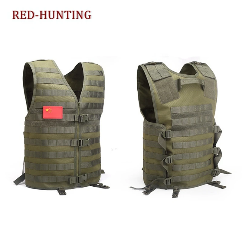 2022 New Men Hunting Vest Military Tactical Training Vest Airsoft Combat Shooting Molle Vest Outdoor Hunting Assault Waistcoat