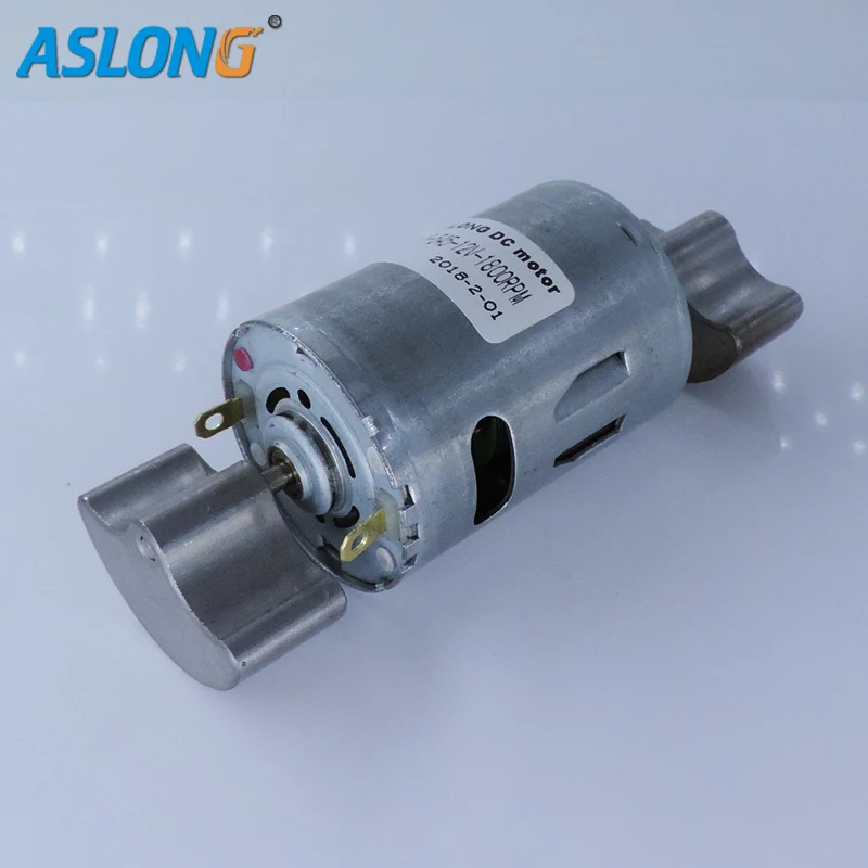 RF-545 high vibration motor for Massage chair  double vibrating motor  24v dc motor12v  DC MOTOR Dual 33mm vibration block .