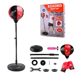 Fitness Leather Boxing Punch Speed Ball Relaxed Free Stand Boxing Punching Bag Speed Reflex Bag Training Practice