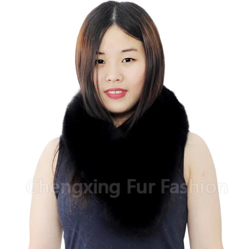 CX-S-187A Single Side China Wholesale Cheap Real Fox Fur Scarf