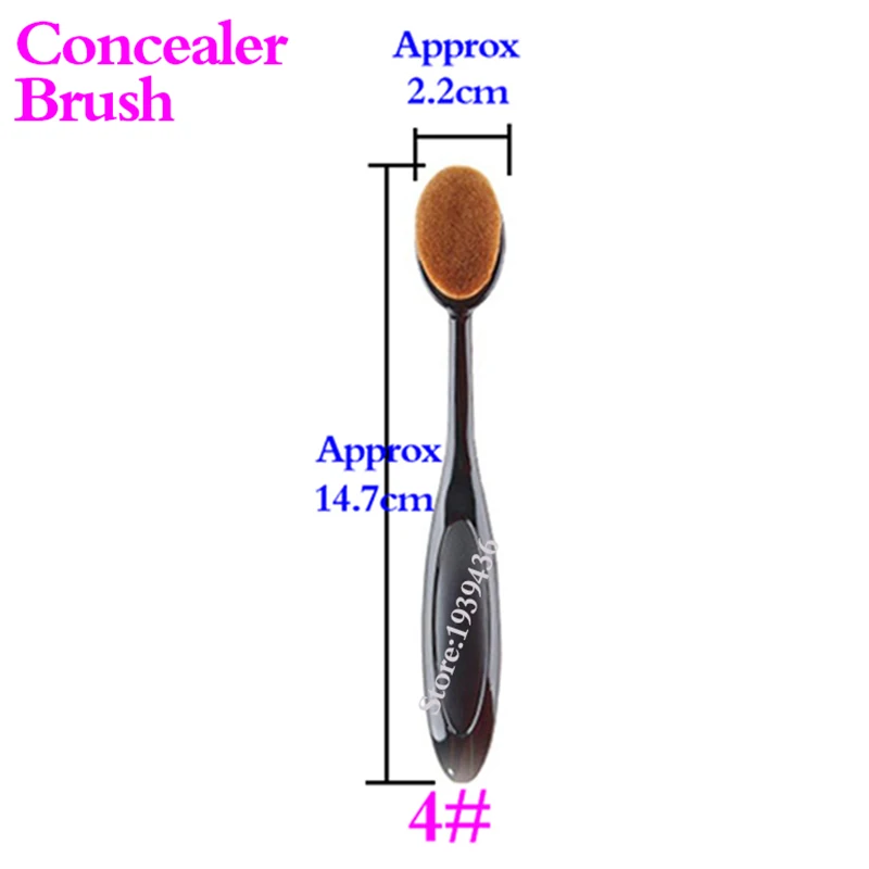 

Adomaner Toothbrush Makeup Brush Set Multipurpose Cosmetic Face Eyeshadow Foundation Powder Puff Blusher Cream Make Up Tools