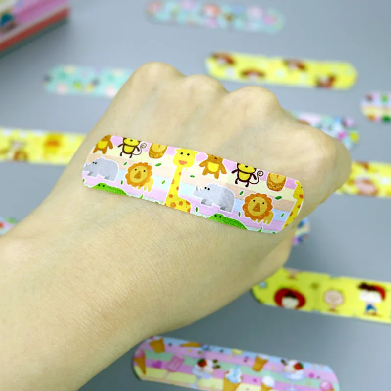 120Pcs Cartoon Waterproof Bandage Band-Aid Hemostatic Adhesive For Kids Children  wound bandage  wound bandage  band aid