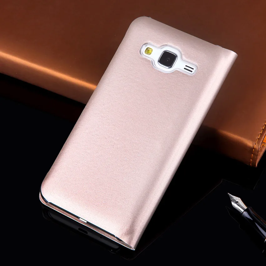 Leather Flip Phone Case For Samsung Galaxy J3 2016 2015 GalaxyJ3 J 3 6 SM J320 J320F J320H J320FN SM-J320F Card Slot Cover view 3