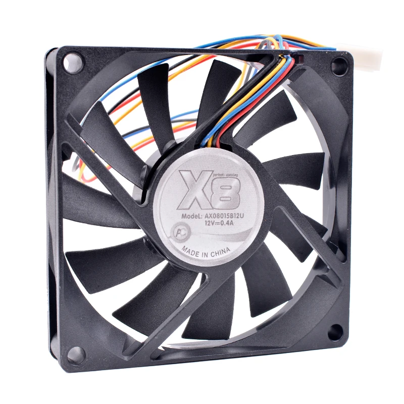 

COOLING REVOLUTION 8015 80x80x15mm 8cm 80mm fan DC 12V 0.40A Double ball bearing air volume computer CPU cooling fan