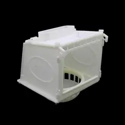 1 Pcs Bird Cage Bird House Parrot Cage White High Quality Plastic Pet Bird's Nest Removable