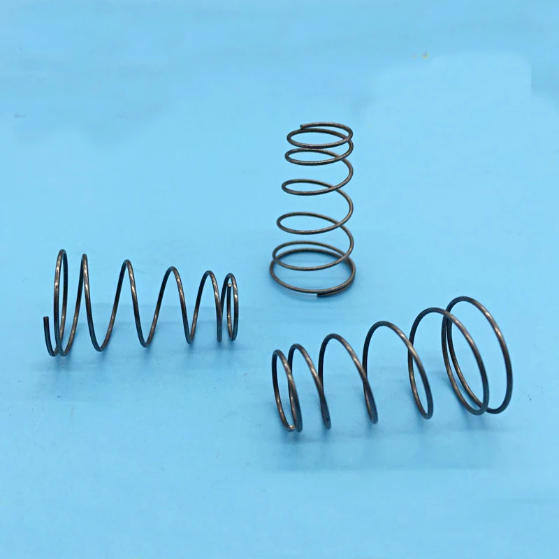 

30mm High Pagoda Spring 0.8mm Line Diameter Taper Spring for Battery 20pcs