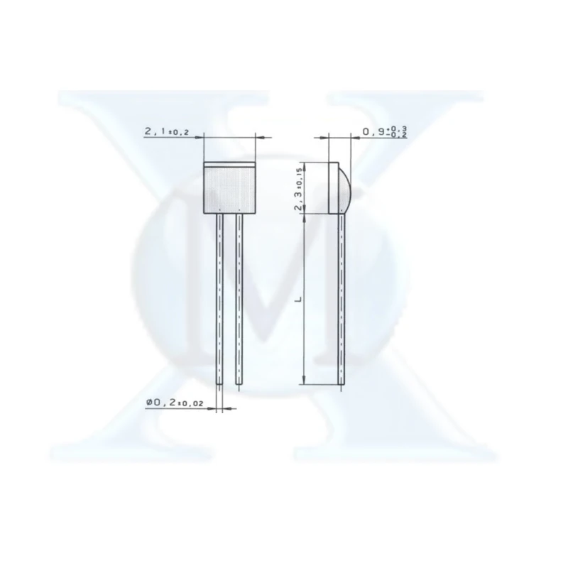 Fast Free Ship 5pcs German For Heraeus M222 series PT100 thin film resistor PT500/PT1000 platinum resistor