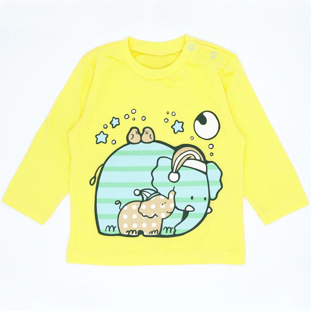 Spring Autumn 1-2 Years Newborn Baby Boys Girls T-Shirt Children's Long Sleeves Tees Clothing Kids Tops Girl Jacket JJYZ126