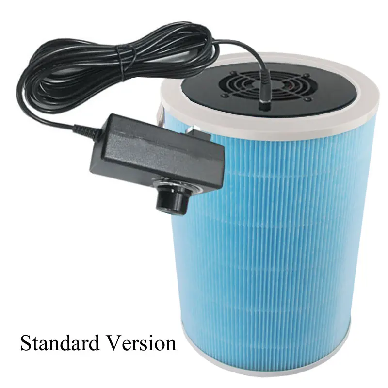 Homemade DIY Air Cleaner HEPA Filter Remove PM2.5 Smoke Dust Formaldehyde TVOC Home Car Deodorization Air Purifier