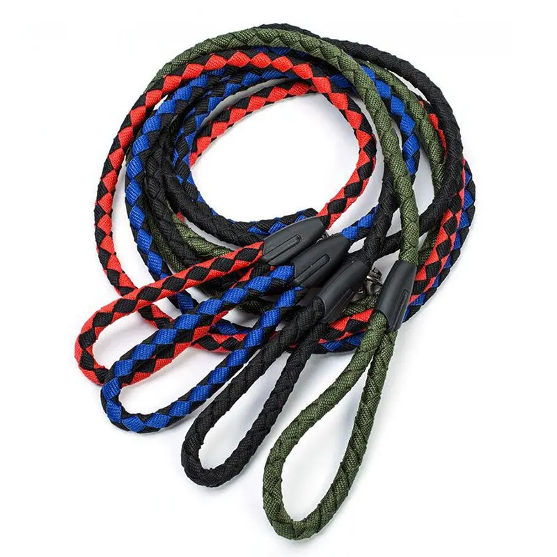 2018 New Fun Of Pets Leashes Basic Leashes Plaid Foreign Trade Dog Accessories Collar Nylon Leashes