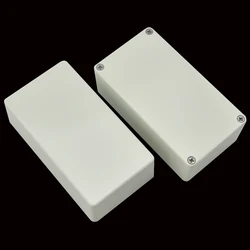 2PCS 125B/1590N1 Diecast Aluminium Enclosure White  for DIY Guitar Effect Pedal Kit