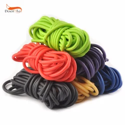 Natural Latex Outdoor Elastic Rubber Band, Substituição Slingshot, Catapultas Sling, Tubo de estiramento, 5mm x 5m, 10m