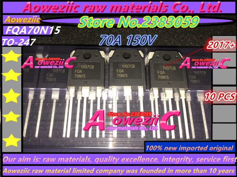 Aowaziic 2022 + 100% nuovo originale importato FQA70N10 70 n10 FQA70N15 70 n15 TO-3P Transistor ad effetto di campo 70A 100V 150V