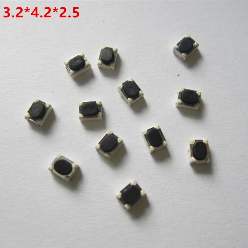 100Pcs 3.2*4.2*2.5 Microswitch Button Switch Tactile Push Button Car Key Switch Button For Chevrolet Cruze  M140