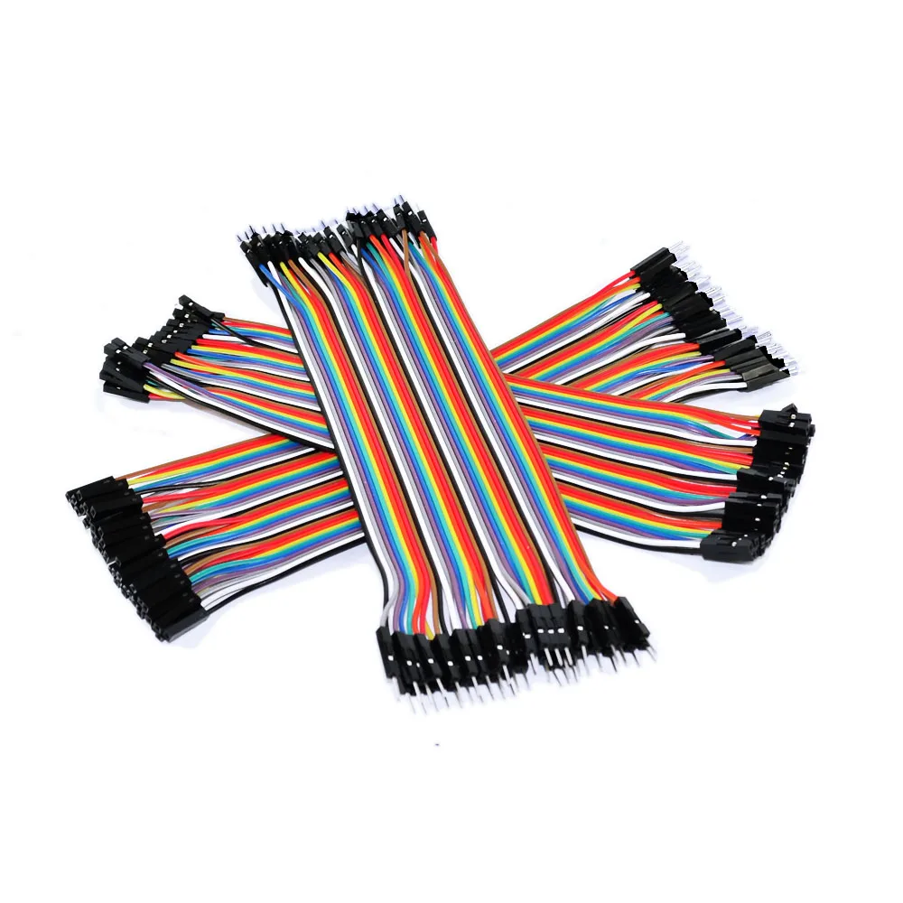 Dupont line-cable de puente para Arduino, 120 piezas, 30CM, macho a macho + macho a hembra y hembra a hembra