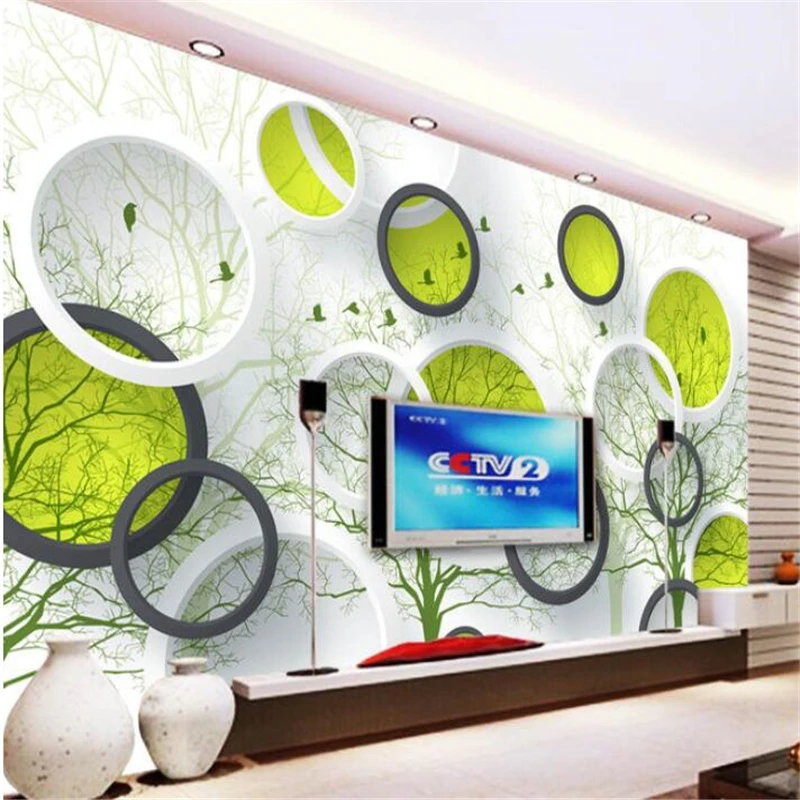 

beibehang 3d wallpaper custom mural non-woven 3d room wallpaper Wall stickers Abstract tree 3 d TV setting photo wall paper