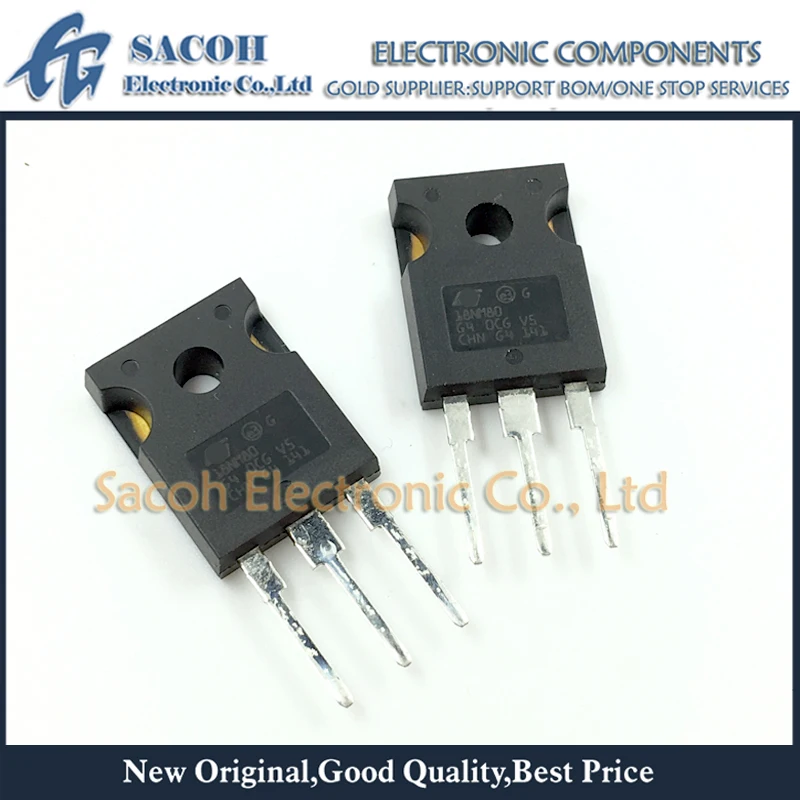 STW18NK80Z W18NK80Z 5ชิ้น/ล็อตของแท้หรือ STW18NM80 18NM80-247 18A 800V N-Ch Power MOSFET