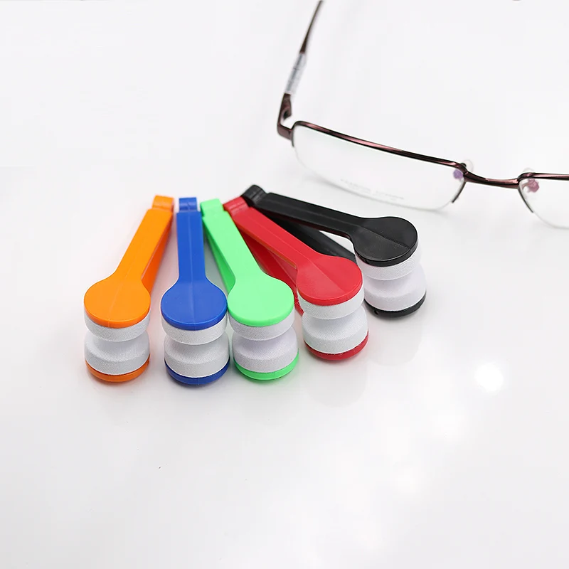 COLOUR_MAX 3pcs Glasses Microfiber Cleaner Brush Wiper Eyeglass Sunglasses