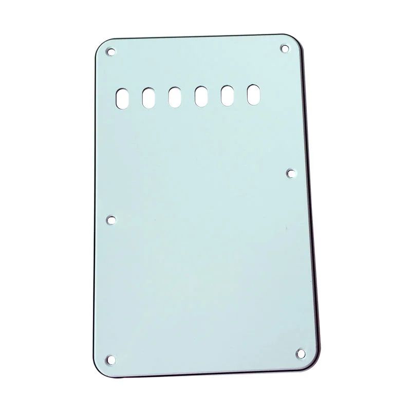 Pleroo Custom Guitar Parts - For Tremolo Cover 6 holes 57 Strat Back Plate Guitar Pickguard Scratch Plate