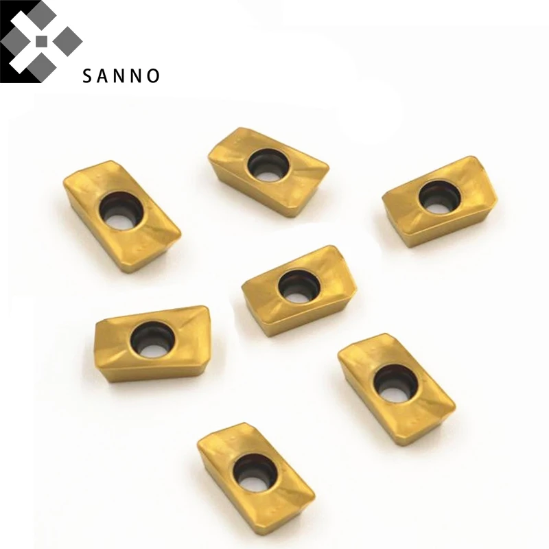 

Square Shape Milling Machining Cutter Blade APKT1135PDER-HT JP4020 CNC Carbide Milling Inserts