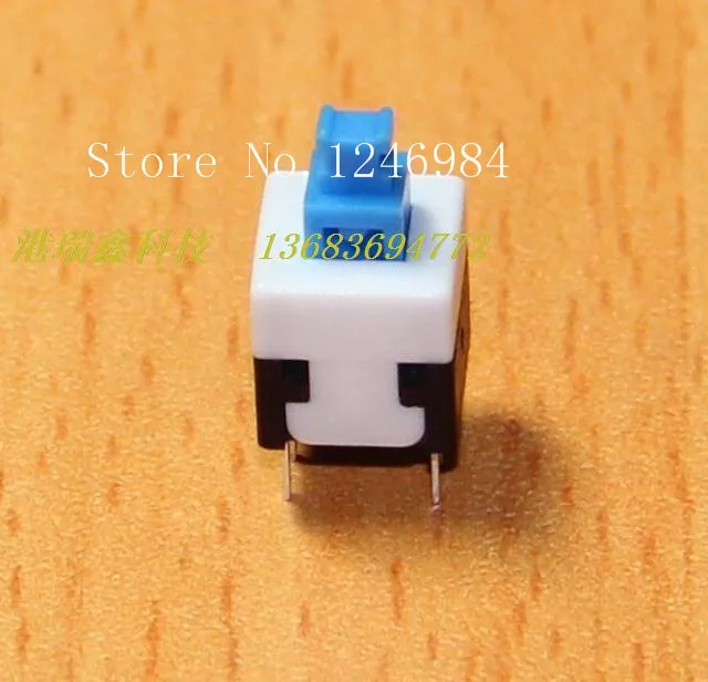 

[SA]8 * 8 reset button touch switch limit switch normally open and normally closed lock- PB-22E18 DPDT---200pcs/lot