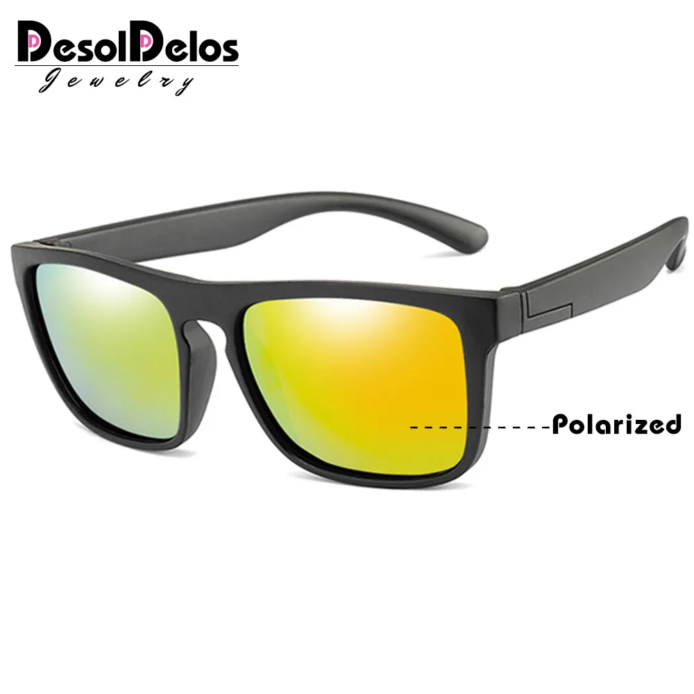 Lunettes de soleil polarisées pour enfants, protection UV, PC, haute qualité, D323, 2024