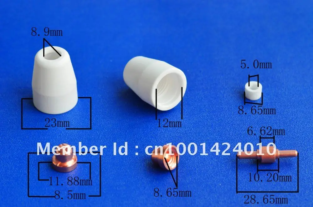 

Welding 60pcs Lg-40 Pt-31 Air Plasma Cutter Cutting Consumables - Cut30/40/50d Ct-312/416/520