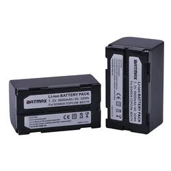 Batmax 5600mAh BDC70 Li-ion Battery for sokkia CX FX total station for topcon ES OS total station for GNSS Receivers