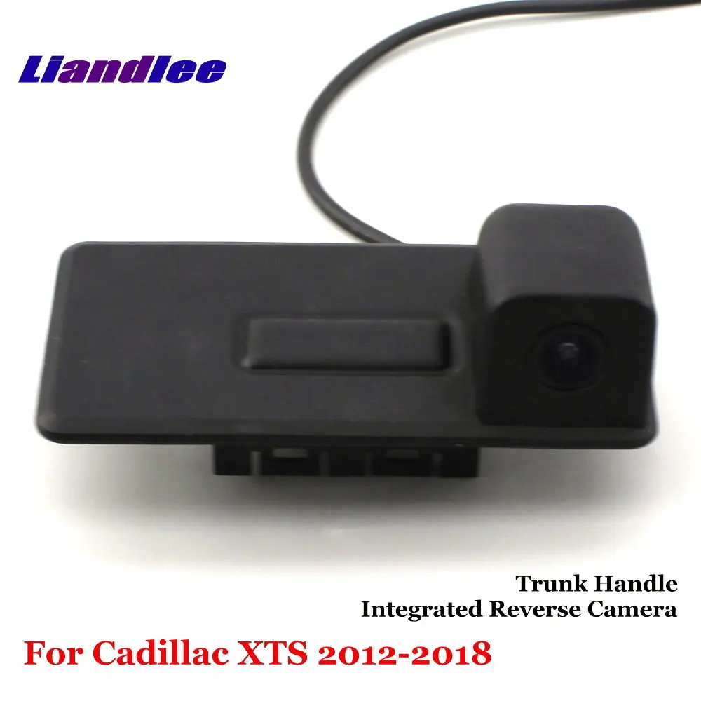 

For Cadillac XTS 2012-2018 Car Trunk Handle Rear View Camera Reverse Parking Accessories Integrated HD CCD RCA NTSC Dash Cam