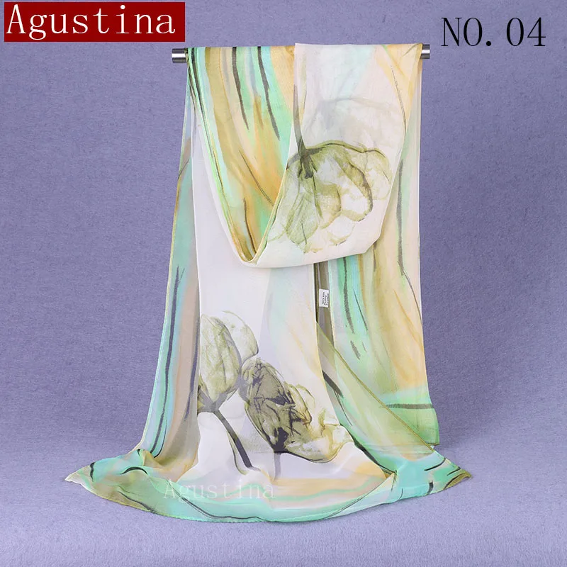 100% silk feel printing Gradient scarf fashion women headscarf designer brand luxury shawl for scarves stoles Comfortable shawls