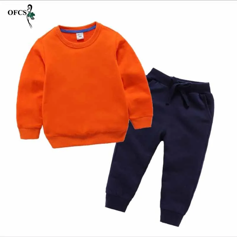 

Baby Boy Clothes Knitted Cotton Sweater Girls Boys Infant Warm Pullover+ Pants Suit Young Children's Sweatshirt jumper 2pcs/Sets