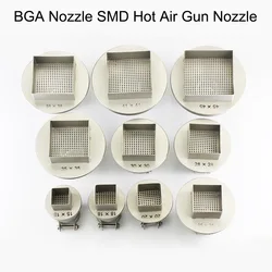 BGA Nozzle SMD Hot air gun nozzle Titanium alloy square nozzle hot air welding typhoon nozzle 850 Hot Air Soldering Accessories