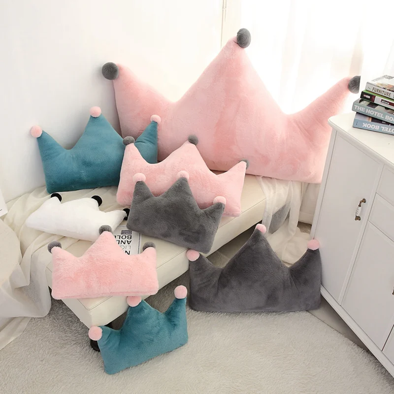 Soft Baby Room Sofa Cushion Star Cloud Heart Crown Triangle Home Travel Pillows Kids Room Decorative Toys Baby Shower Party Gift