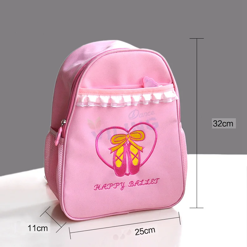 Backpack Ballet Dance Bag For Girls Women Dancer Embroidered Clutch Water-Proof Fabric Bags Ballet Dance Shoe