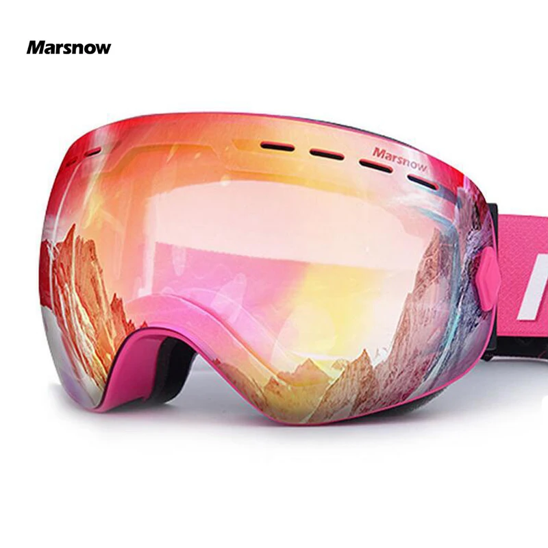 

Marsnow Ski Goggles Double UV400 Anti-Fog Ski Lens Mask Glasses Skiing Men Women Children Kids Boy Girl Snow Snowboard Goggles