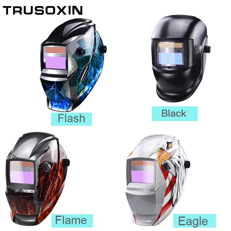 Li battery/Solar Power Automatic Darkening TIG MIG MMA MAG KR KC Electric True color Welding Mask/Welder Cap for Welding Machine