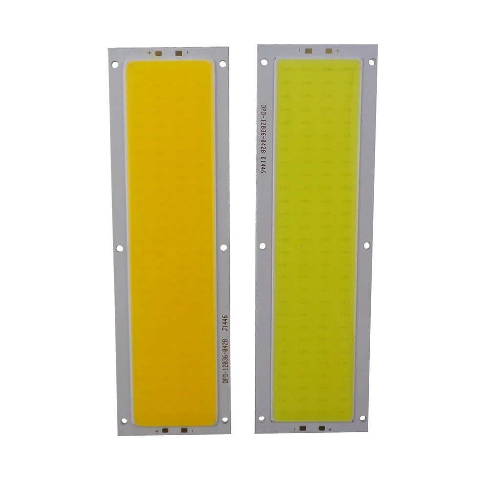 

Светодиодная лента COB 12 В-13 в 10 Вт 120 мм * 36 мм, светодиодная лента «сделай сам» для дома и улицы, источник света, 2 шт./лот, бесплатная доставка