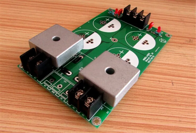 Double bridge rectifier single bridge rectifier power supply board 35mm pin distance large capacitor filter board 1969 amplifier