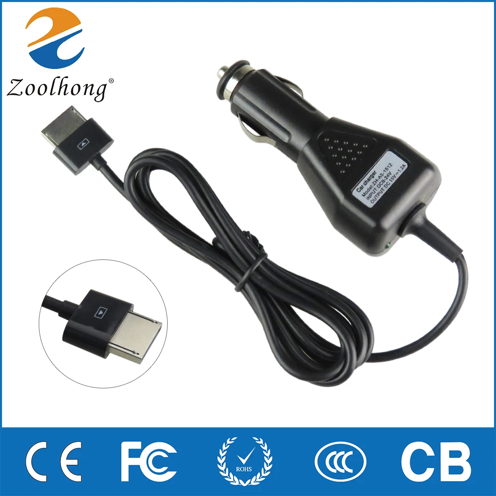 

Zoolhong 18W Factory Direct Laptop AC Power Car Charger Adapter for ASUS Eee Pad TF600 TF600T TF701T TF810