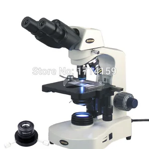 Microscópio binocular com luz led amscópio, microscópio composto biológico 40x-2000x 3w com campo escurecido 10 principais vendas microscópio de campo escuro - №3