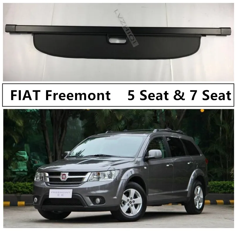 

Багажник заднего багажника для FIAT Freemont 5 & 7 Seat 2012-2019 высококачественный защитный щит автомобильные аксессуары черный бежевый