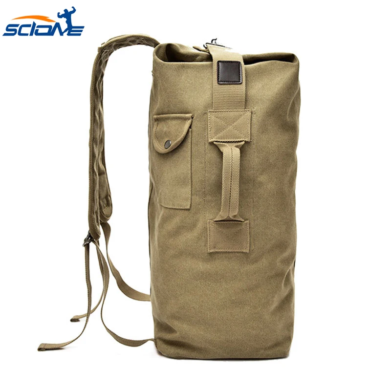 

Vintage Tone Canvas Canta Backpacks for Travel Large Capacity Sports Bags for Man Outdoor Tactical Shoulder Bag