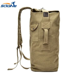 Vintage Tone Canvas Canta Backpacks for Travel Large Capacity Sports Bags for Man Outdoor Tactical Shoulder Bag