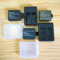 Original SJCAM EKEN Battery Charger Dual Charging 1350/1050mAh Battery for Sj4000/Air/Sj5000X C30 H9R Action Camera Accessories