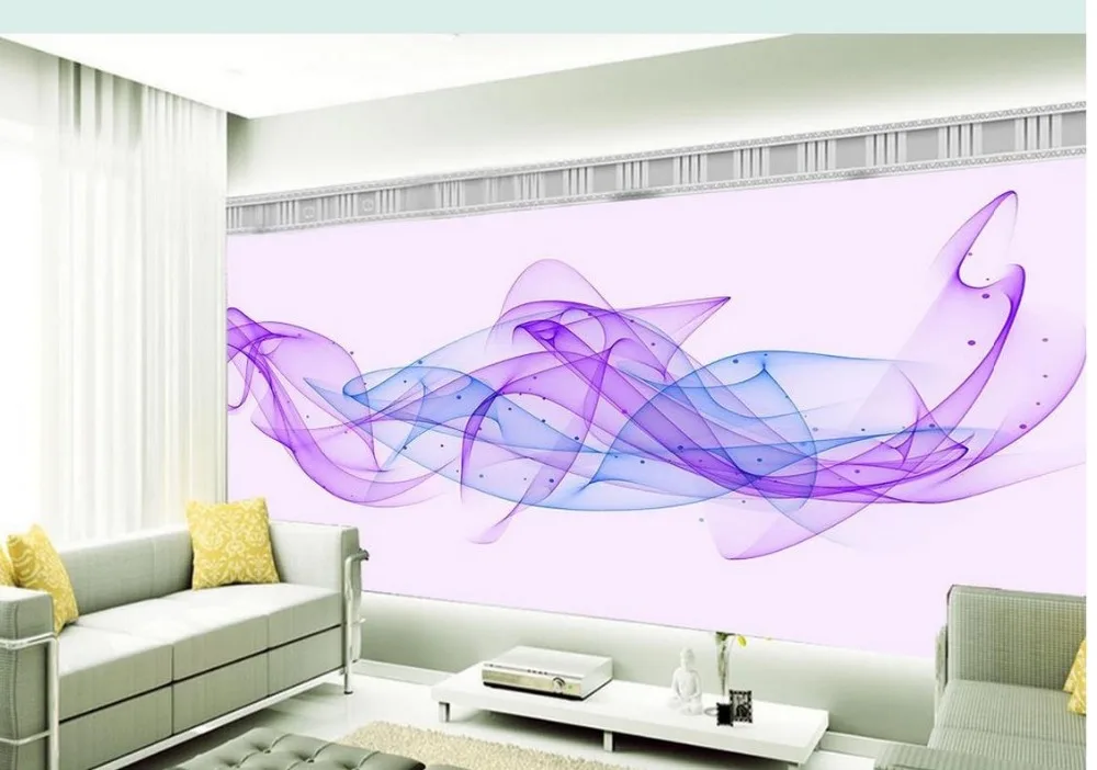 3d stereoscopic wallpaper Color dynamic lines 3d wallpaper mural Home Decoration