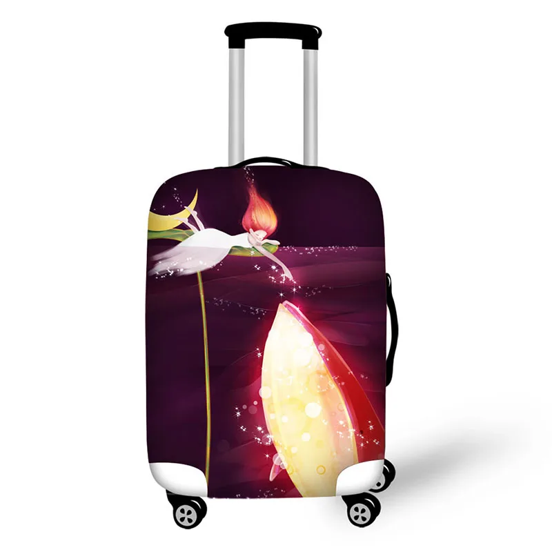 Hand-paint pattern print on suitcase luggage travel luggage protective cover anti-dust trolley cover for 18 to 32 inch bag