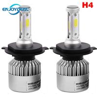 COB LED Headlight Bulbs 2pcs COB  9005 9006 LED Headlight Fog Light Lamp Bulb 6500K 72W 8000LM F5