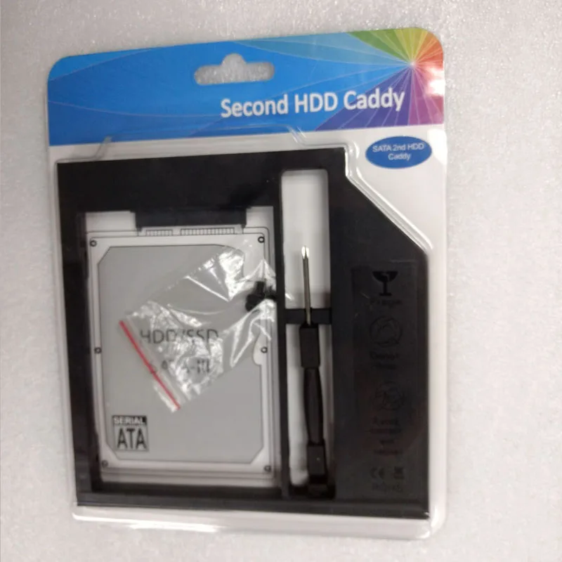 Caddy hdd segundo universal sata 9.5 de 3.0mm