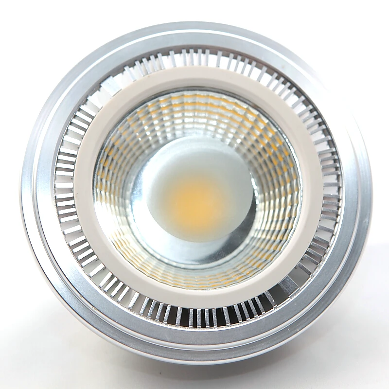 

High Power 15W COB LED Spotlight AR111 LED Light ES111 QR111 LED Downlight Recessed Ceiling Lamps Aluminum DC12V AC85-265V